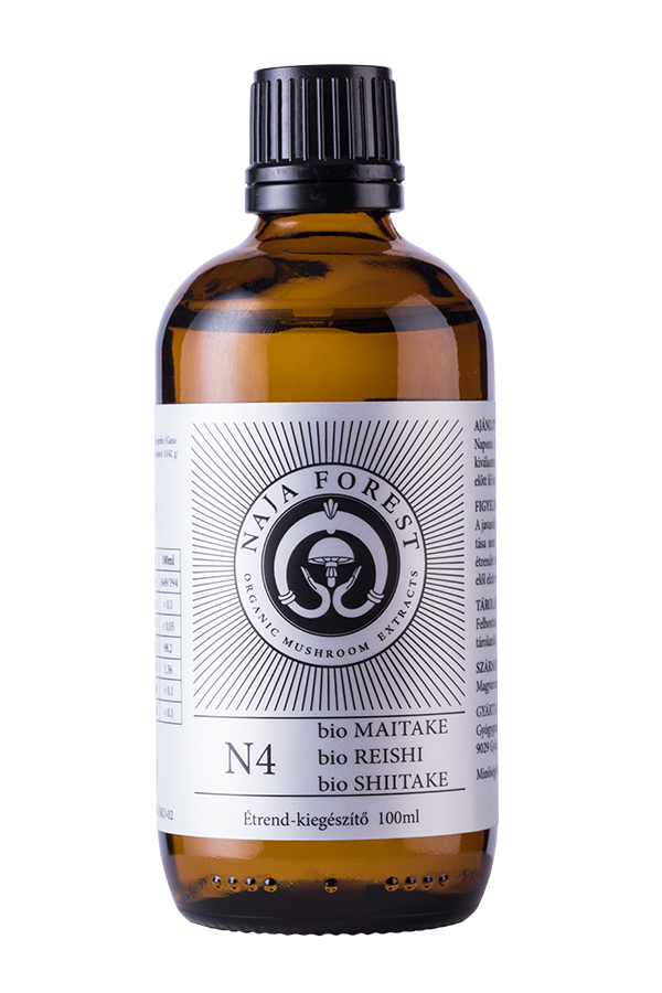 Naja Forest N4 bio Maitake, bio Reishi, bio Shiitake étrend-kiegészítő, 50 ml
